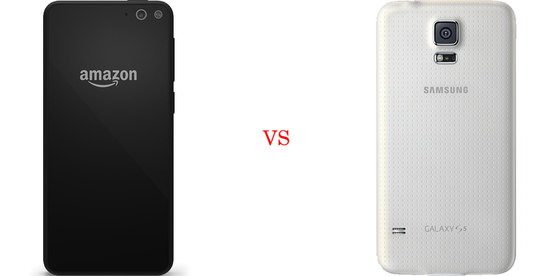 Amazon Fire Phone versus Samsung Galaxy S5 3